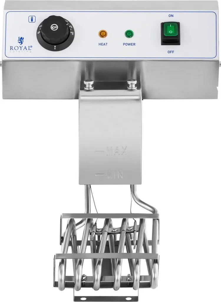 Friteuse professionnelle double 2 x 16 litres inox pour restauration