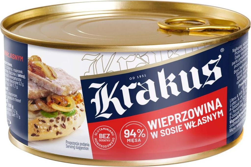 Krakus Wieprzowina w Sosie Własnym 300 g Zdjęcie produktu 