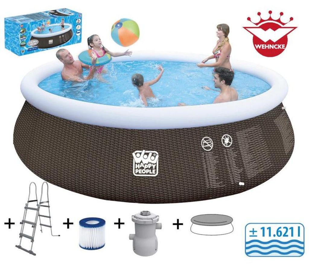 Happy People Quick Up Pool Set  450 x 106 cm im Produktbild 