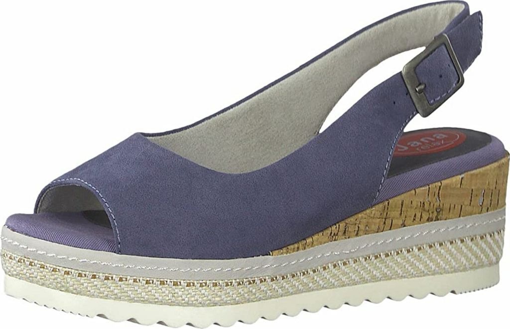 Jana Damen  Sandalen & Sandaletten blau Gr. 41 Produktbild 
