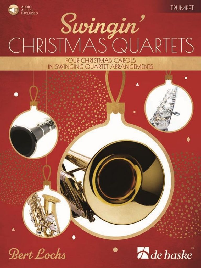 Swingin' Christmas Quartets (+Online-Audio)for 4 trumpets