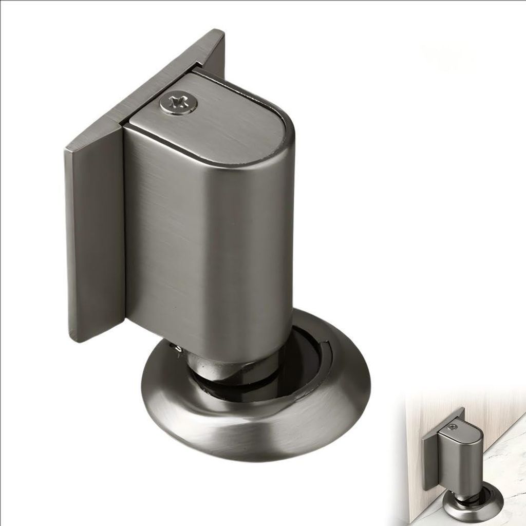 Magnetischer Türstopper, magnetischer Bodentürstopper zur Selbstklebemontage, selbstklebender Türstopper, magnetischer Türstopper mit Klebeband...