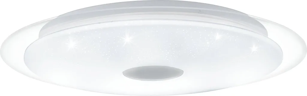 Plafonnier LED Lanciano 1 : Solution Éclairage Modulable avec Effet Cristal