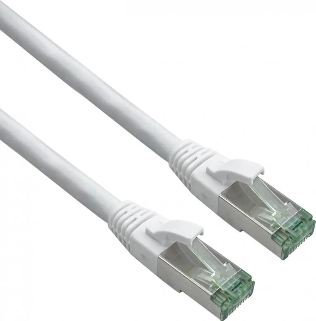 Cavo LAN Helos Cat 6a Bianco 363746 - Zero Lag Gaming e Streaming 4K