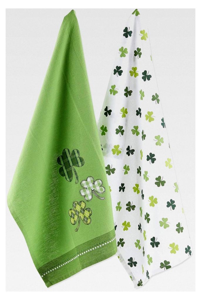 Küchenkollektion St. Patrick's, Geschirrtücher, Glückstag