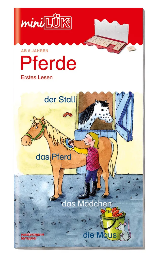 LÜK mini Pferde : Jeu éducatif lecture CP/CE1 avec autocorrection - 3