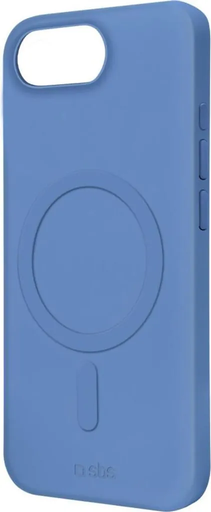 Coque iPhone 16 MagSafe SBS Instinct bleue : charge sans fil et sécurité