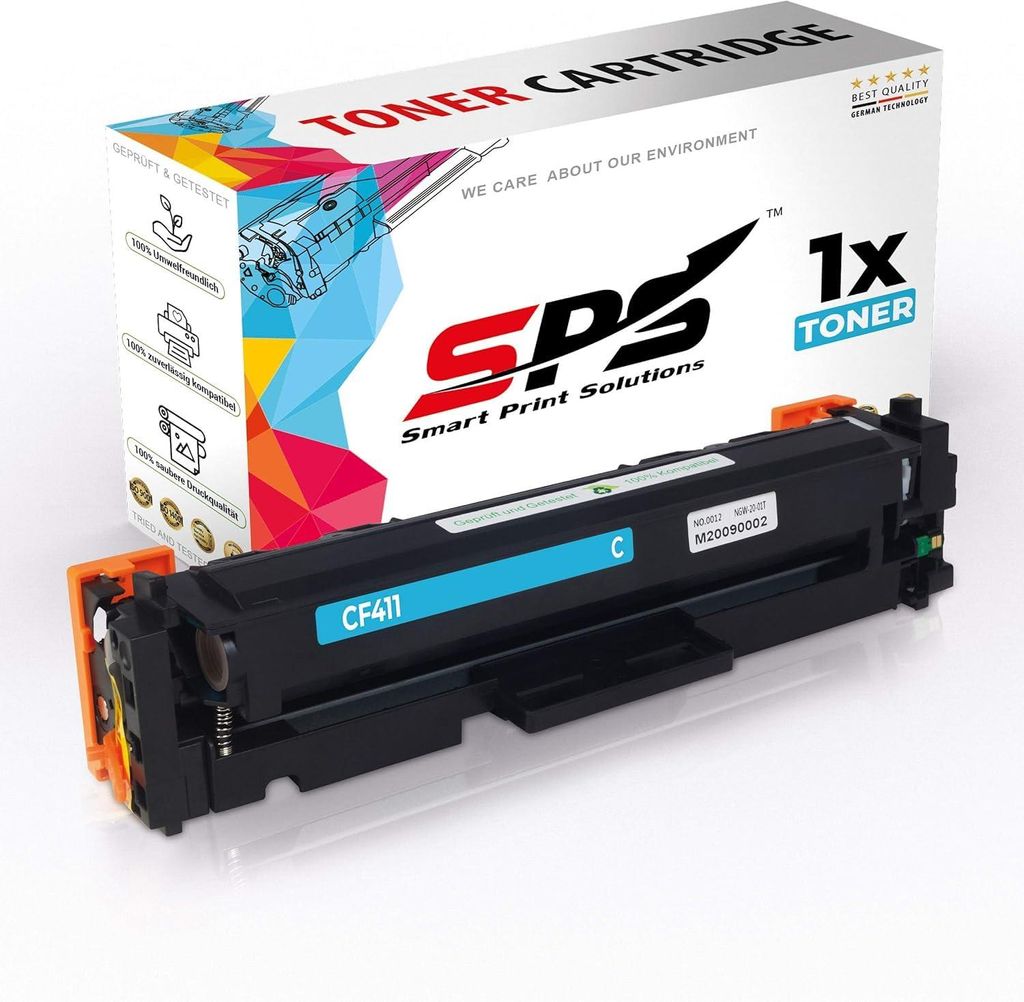CF411A / 410A Toner Kompatibel für HP Color Laserjet Pro M 452 DN | 1x Cyan