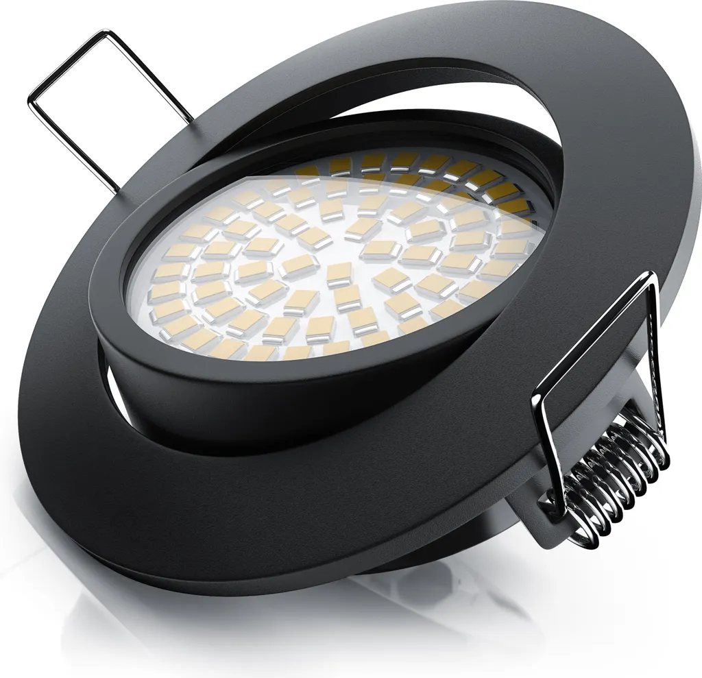 Faretti LED Brandson Neri Dimmerabili: Illuminazione Design da Incasso