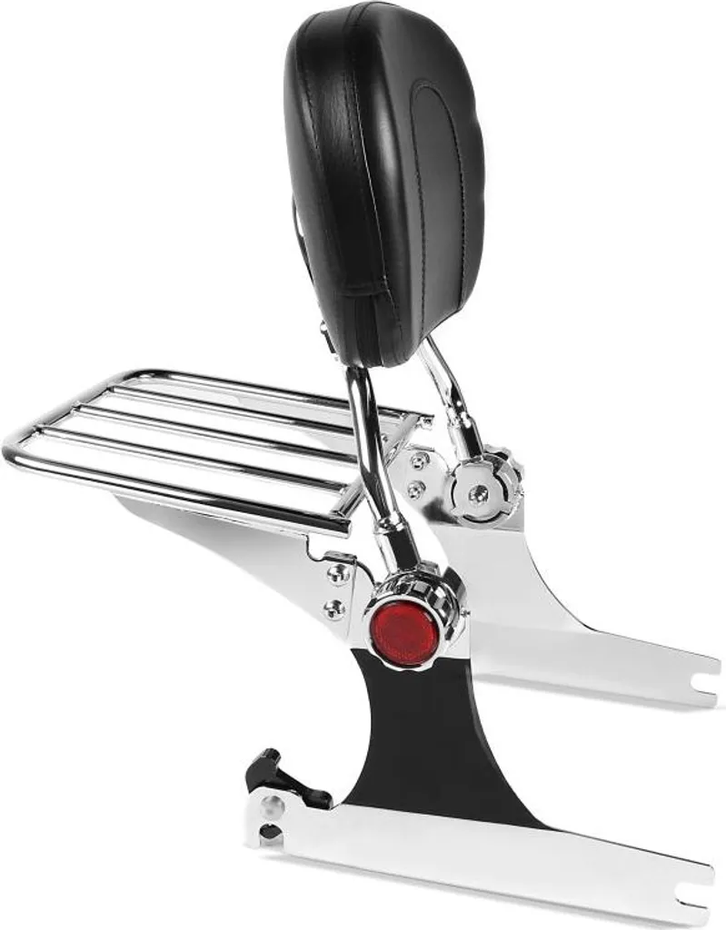 Sissybar Chrome avec Fixation Rack pour Harley Dyna Street Bob 2006-2008 - 2