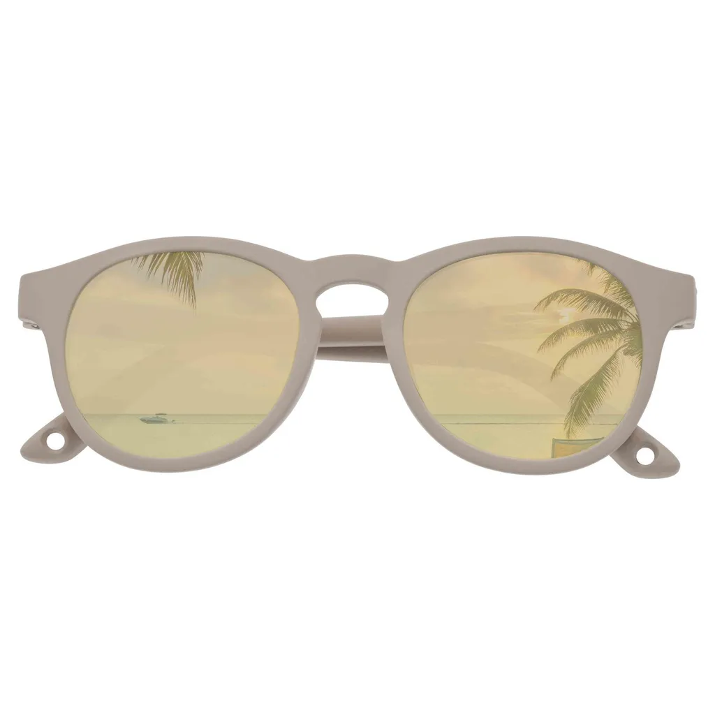 Lunettes de soleil pour enfants de style rétro Hawaii Beige par Dooky