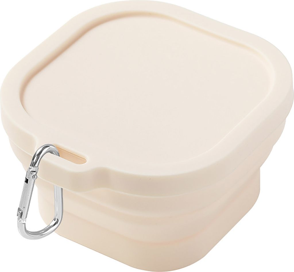 400 ml Multifunktionsschüssel, rutschfest, faltbar, lebensmittelecht, mit Aufhängehaken, spülmaschinenfest, Silikonschüssel