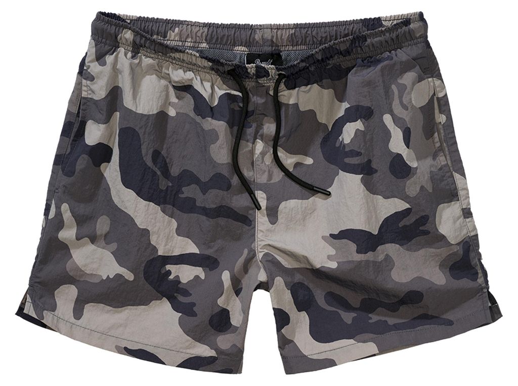 Brandit Swimshort Basic grey camo XL Produktbild 