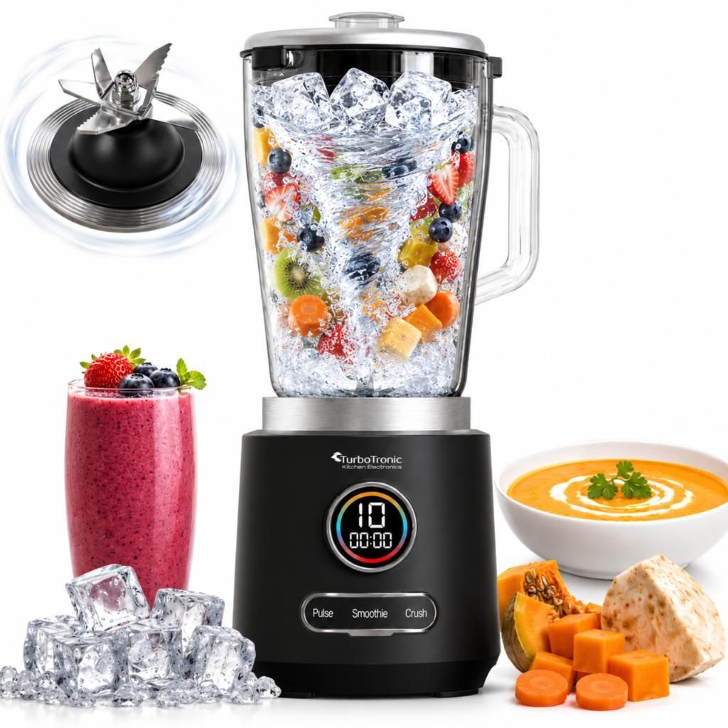 Blender wysokoobrotowy kielichowy 2L TurboTronic 25000obr. Zdjęcie produktu 