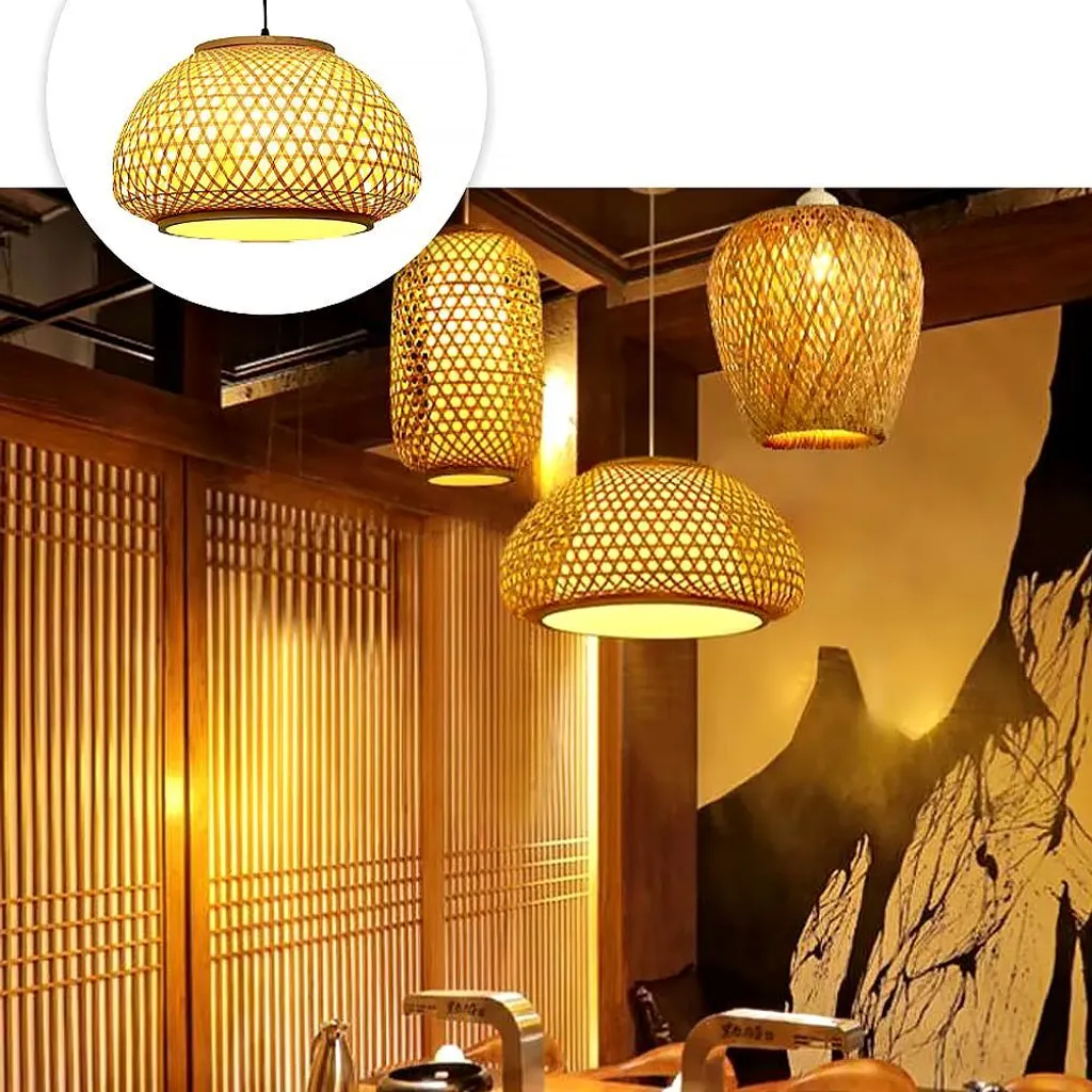 Suspension Boho Toolight APP1649-1CP Beige 48cm pour Intérieur Chic - 3