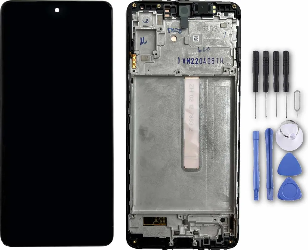 Bloc Complet Écran LCD pour Samsung Galaxy A53 5G Noir avec Cadre