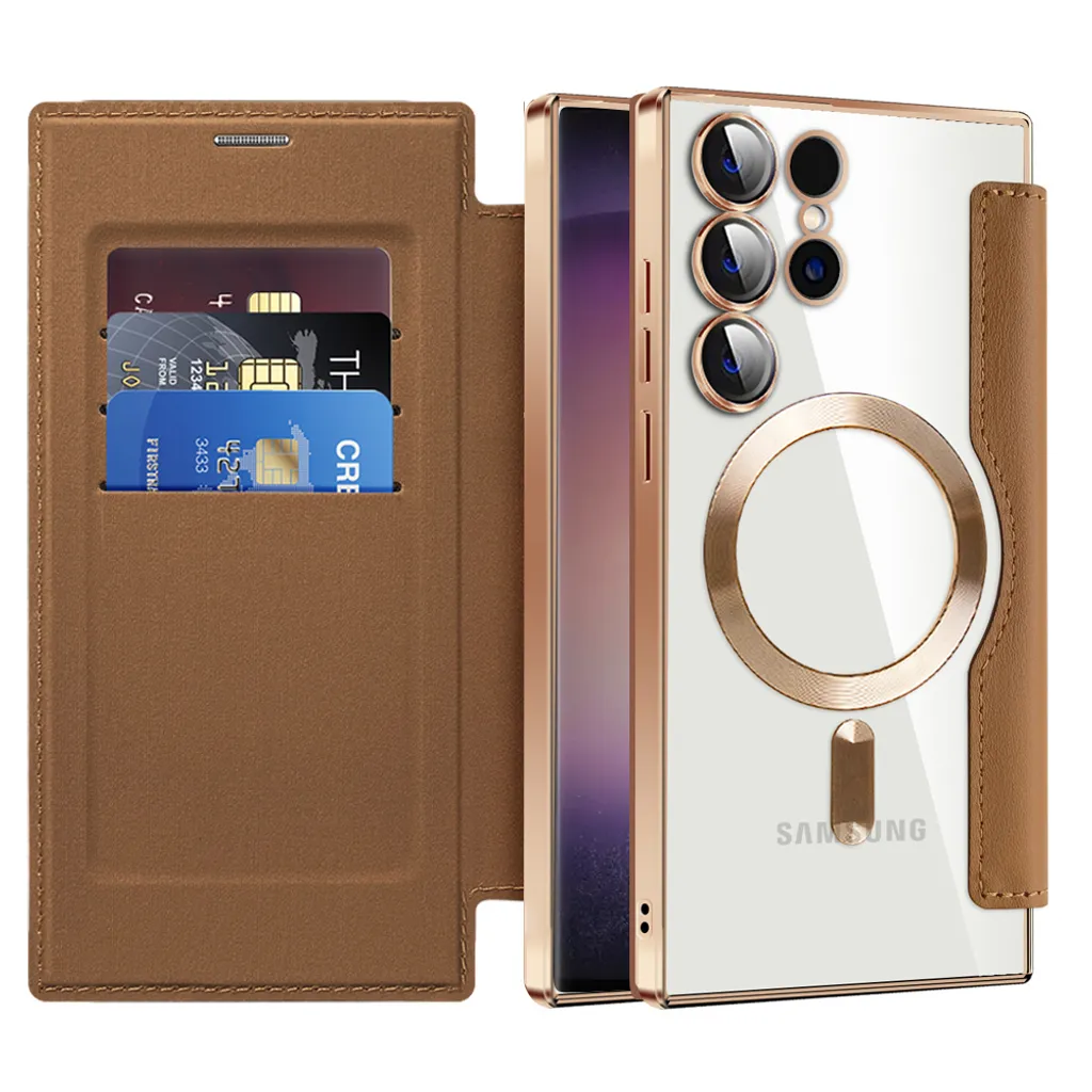 Review Custodia Samsung S25 Ultra MagSafe Pelle Marrone