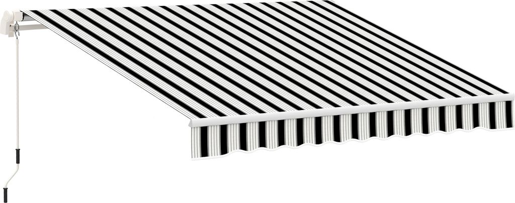 Outdoor manuelle Gelenkarmmarkise Markise 395cm mit Produktbild 