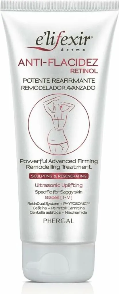 Gel-crème anti-affaissement au rétinol E'LIFEXIR pour le corps 200ml