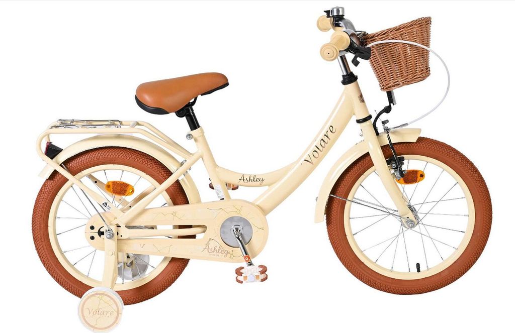 Volare Ashley Kinderfahrrad - Mädchen - 16 Zoll - Creme Produktbild 