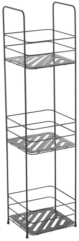 MSV Duschablage - stehend - 3-lagig - schwarz - 17 x 16 x Produktbild 