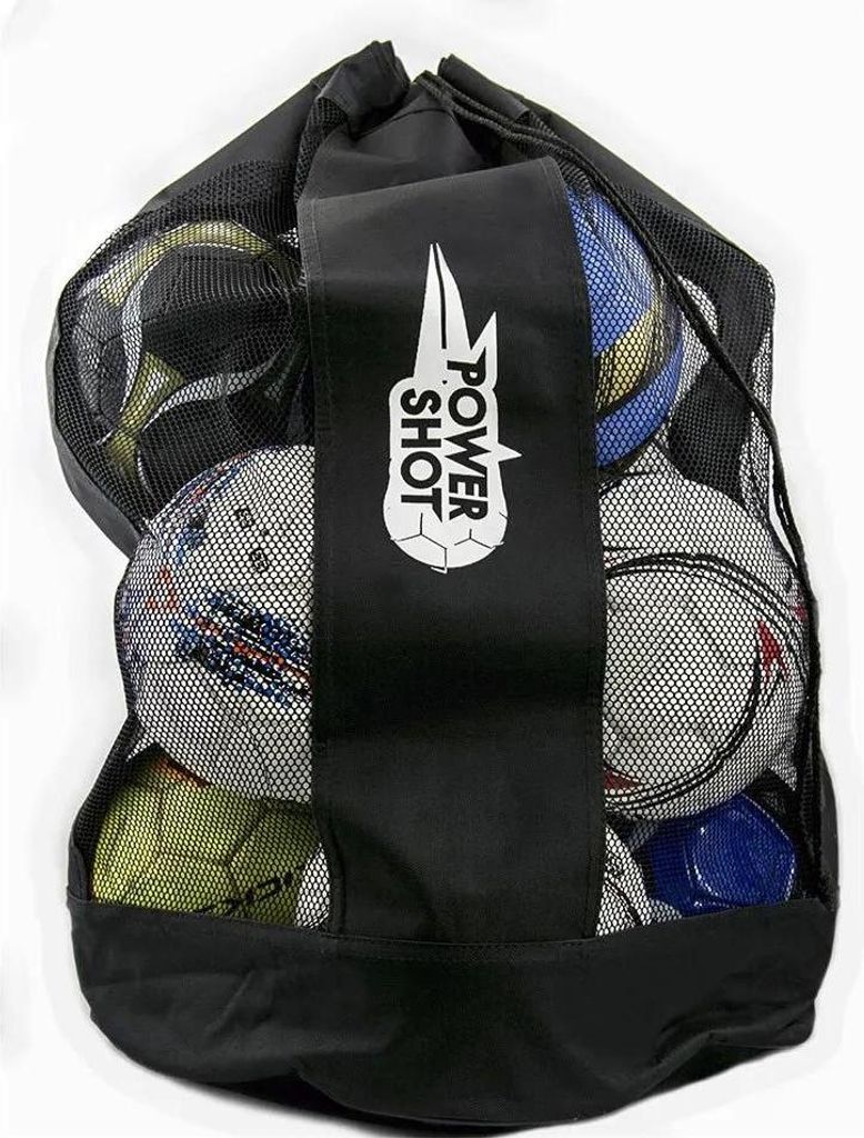 Powershot Logo Ballbeutel Schwarz Up To 12 Balls Schwarz Up To 12 Balls