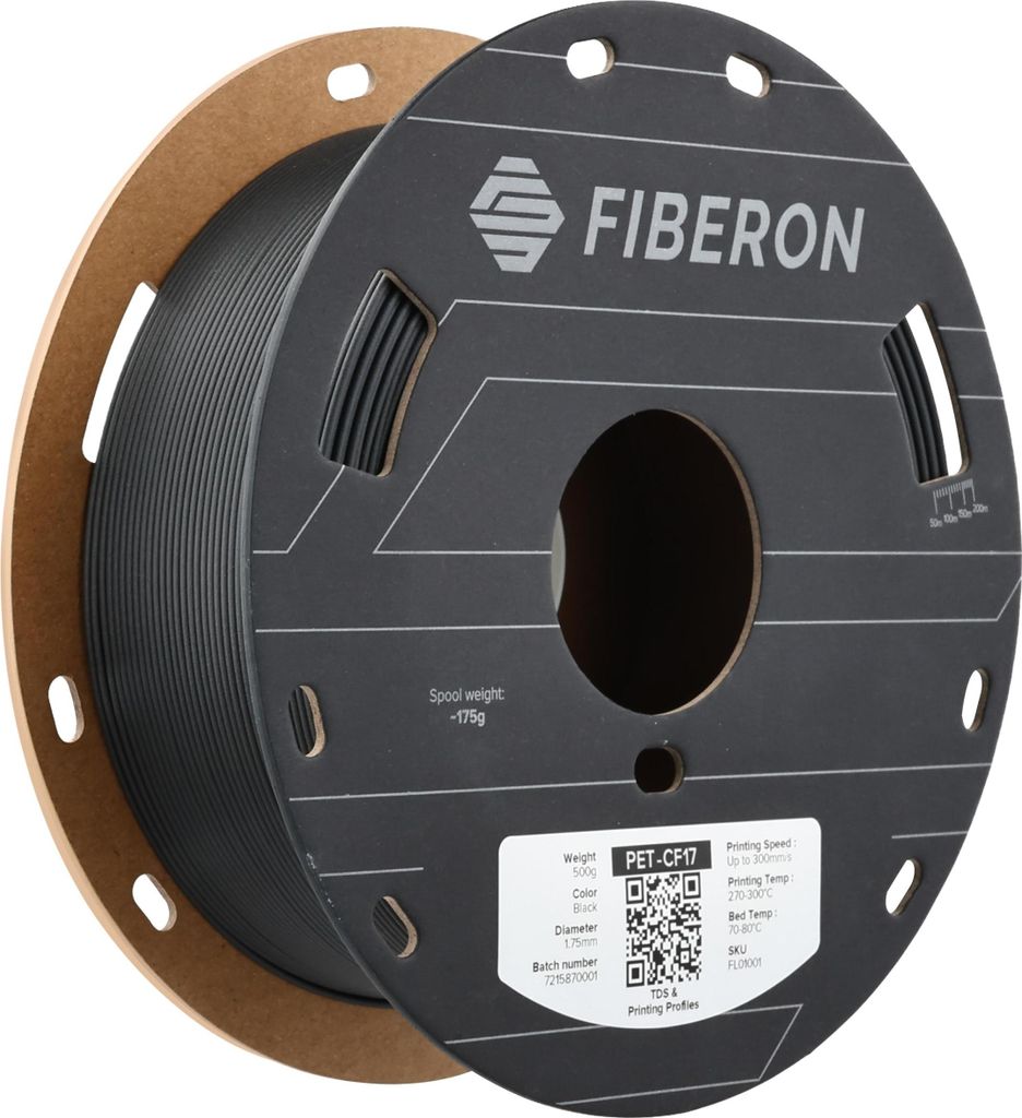 Pet-Cf17 1,75Mm Black 0,5Kg Produktbild 