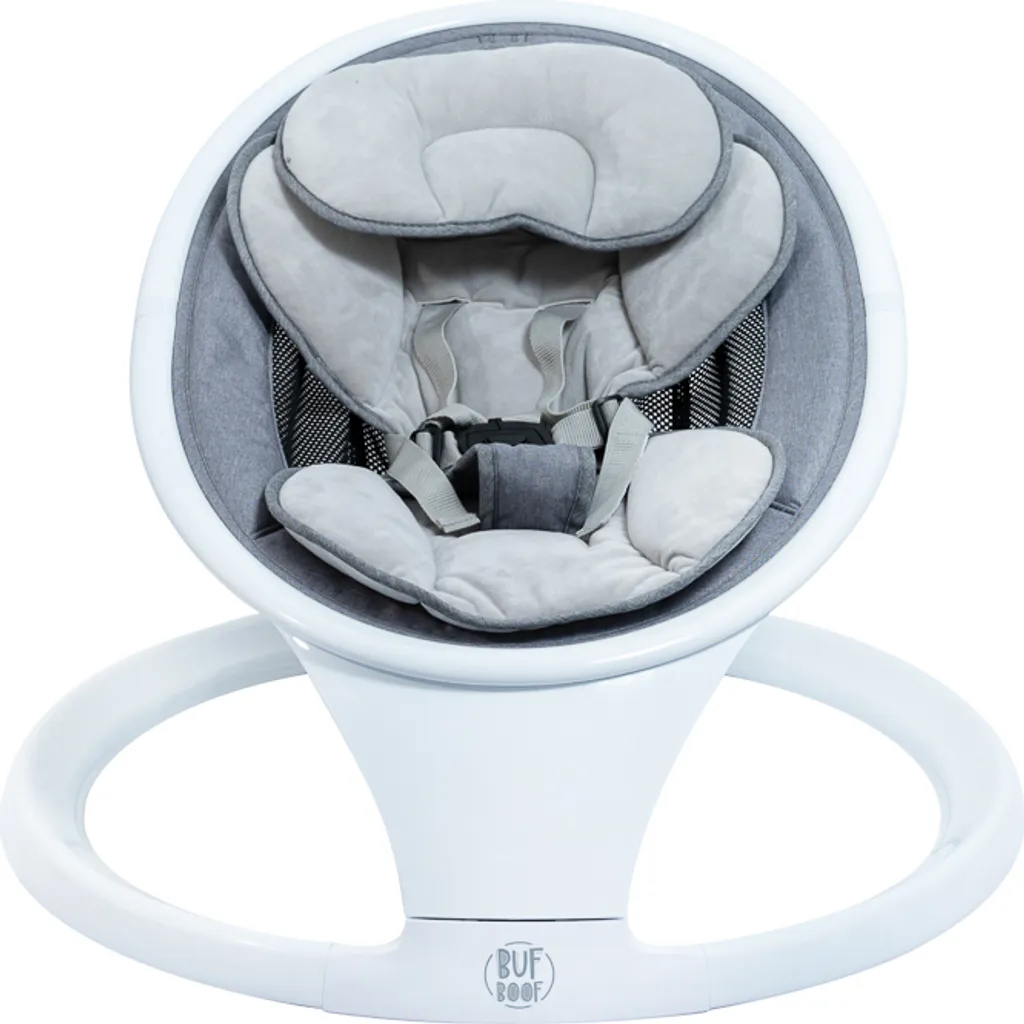 Lit Bébé Intelligent de Voyage W5 BUF BOOF pour un Sommeil Paisible en Gris