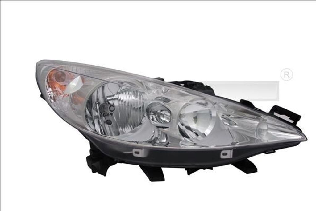 TYC Scheinwerfer Rechts passend für PEUGEOT 207 (WA, WC) 20-1059-00-21