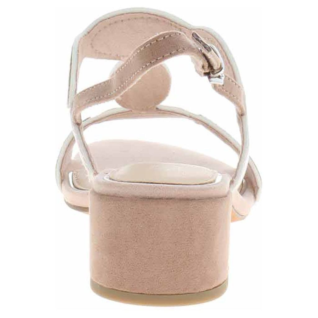 MARCO TOZZI Damen Sandale Textil Sandalette Metallic Produktbild 9