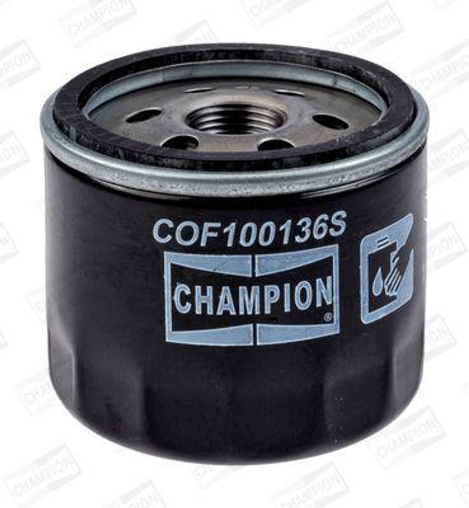 CHAMPION COF100136S Ölfilter OE 9111019 kompatibel mit Alf. 147, Alf. 156, Alf. 166, Alf. GT, Alf. GTV, Spider, Dokker, Duster, Lodgy, Logan, Sand...