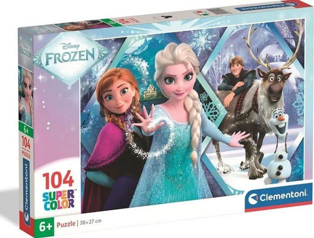 A product box for a Disney Frozen puzzle.