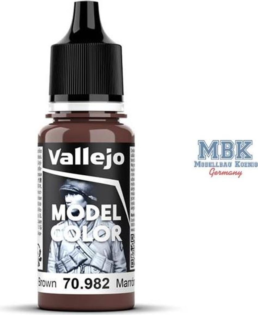 Vallejo 70.982, Braun, acrylverf, vloeistof, 17 ml, 1 stuk Productafbeelding 