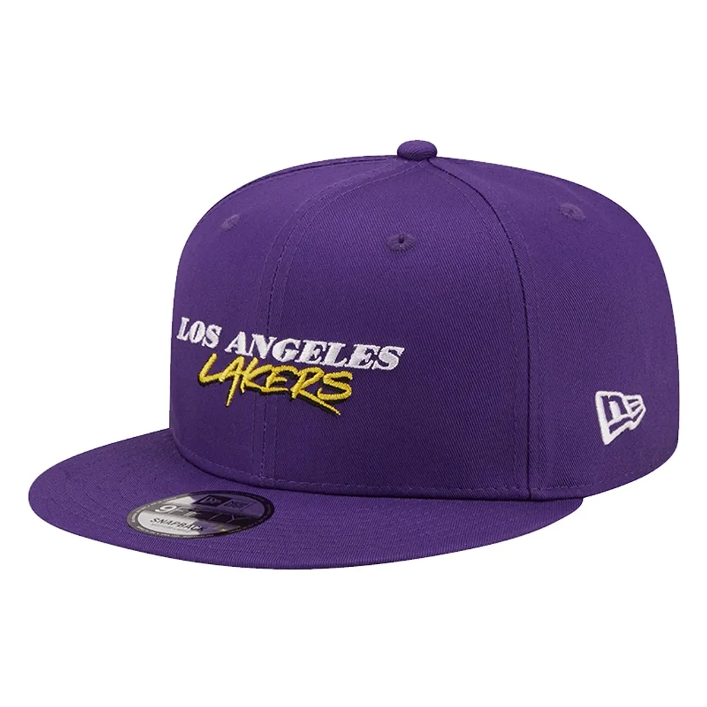 Cappellino Snapback New Era 9FIFTY LA Lakers Script - Gr. ML