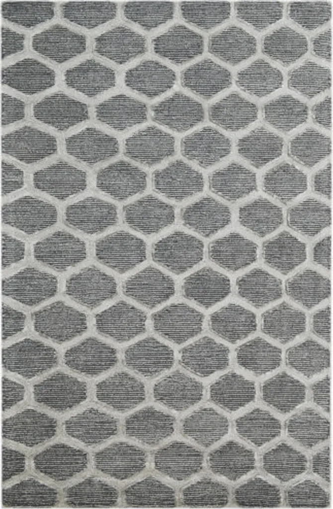 Miroir Montana Argent 122x183 cm avec Cadre en Bois Argenté Massif
