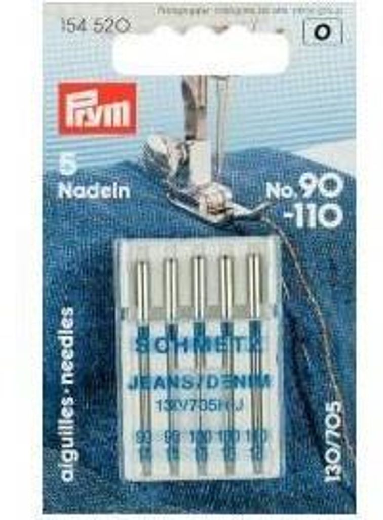 Prym Nähmaschinennadeln 130/705 Jeans 90-110