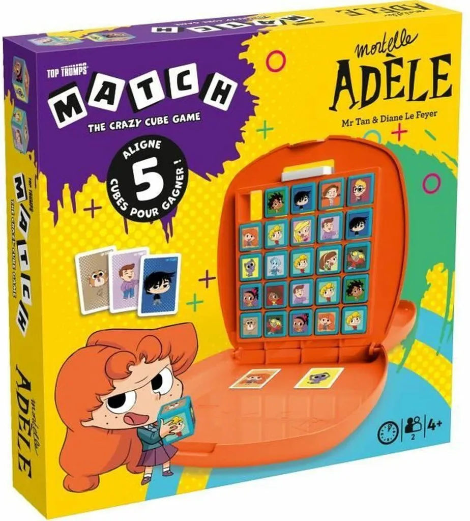 Jeu de société Deadly Adele Match Winning Moves de 2 à 4 joueurs
