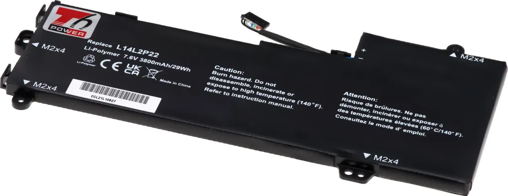 Batterie PC Portable Lenovo E31-70 80KC - Remplacement T6 Power 29Wh