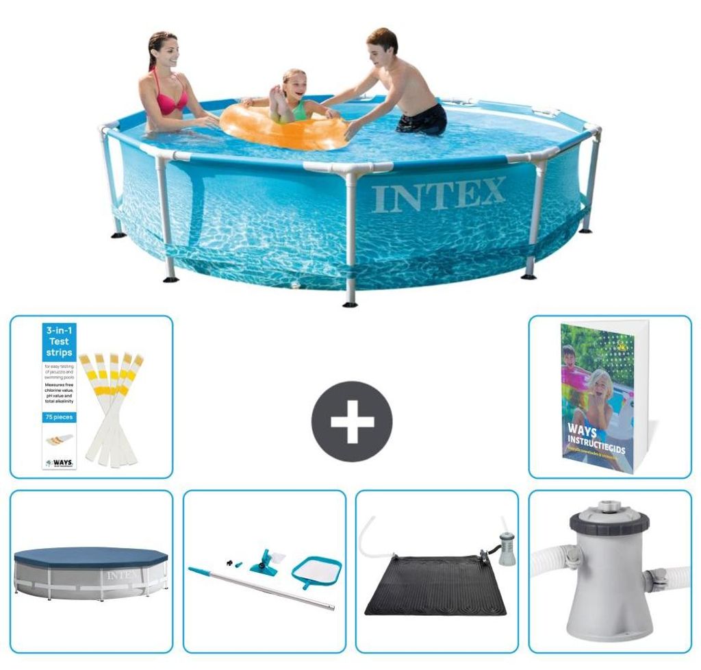Frame Pool Rund - 305x76 cm - 7-teilig S67