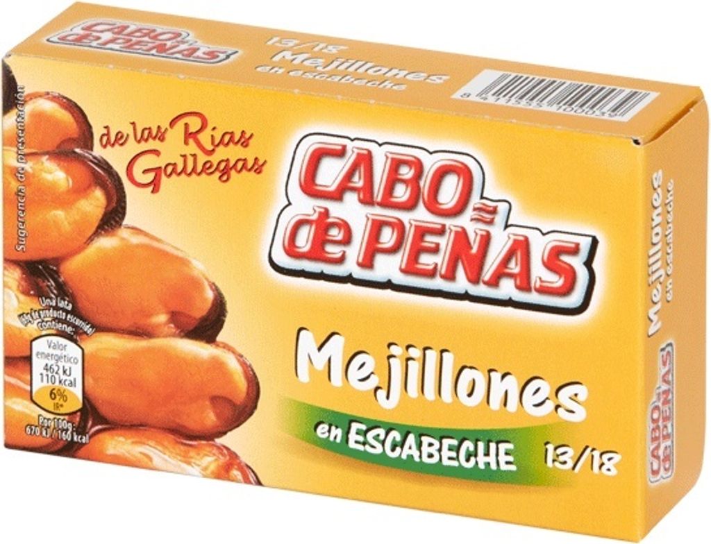 Miesmuschel in Marinade - Mejillones en Escabeche - Cabo de Peñas - Spanien