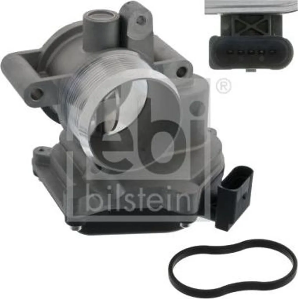 Corps de papillon électrique FEBI 100774 pour Audi A1 et Seat Ibiza