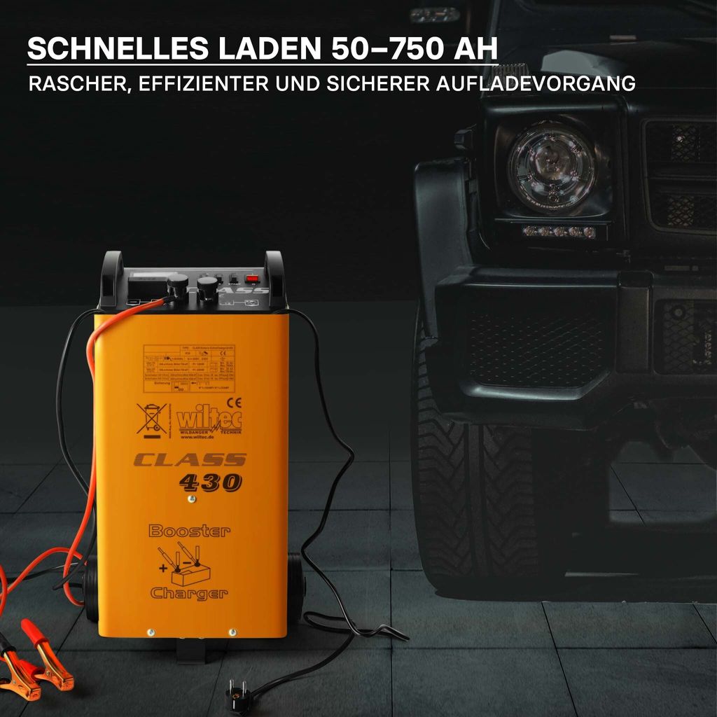 Wiltec Batterieladegerät 12V 24V 30A Batterie, Ladegerät Produktbild 2