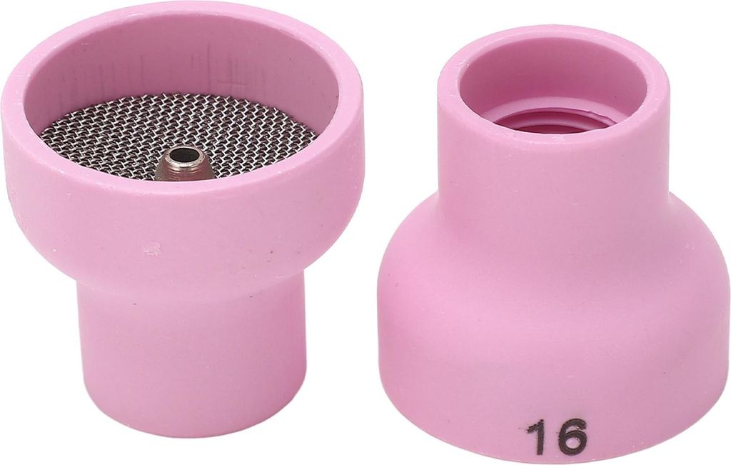2 szt. kubek spawalniczy TIG 16 # dysza ceramiczna 2,4 mm Zdjęcie produktu 