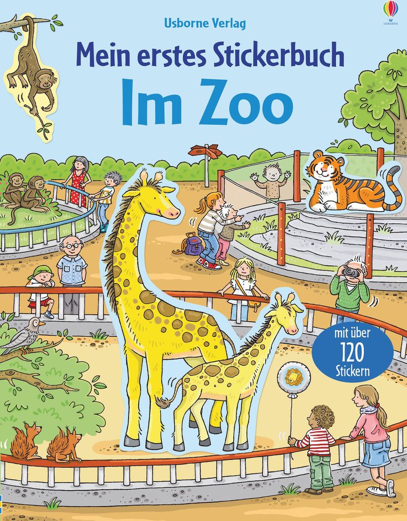 Mein erstes Stickerbuch: Im Zoo