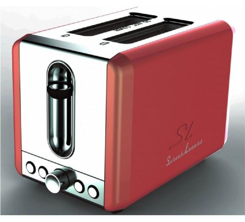 Schaub Lorenz Kompakt-Toaster 925 Watt Doppelschlitz Rot Produktbild 