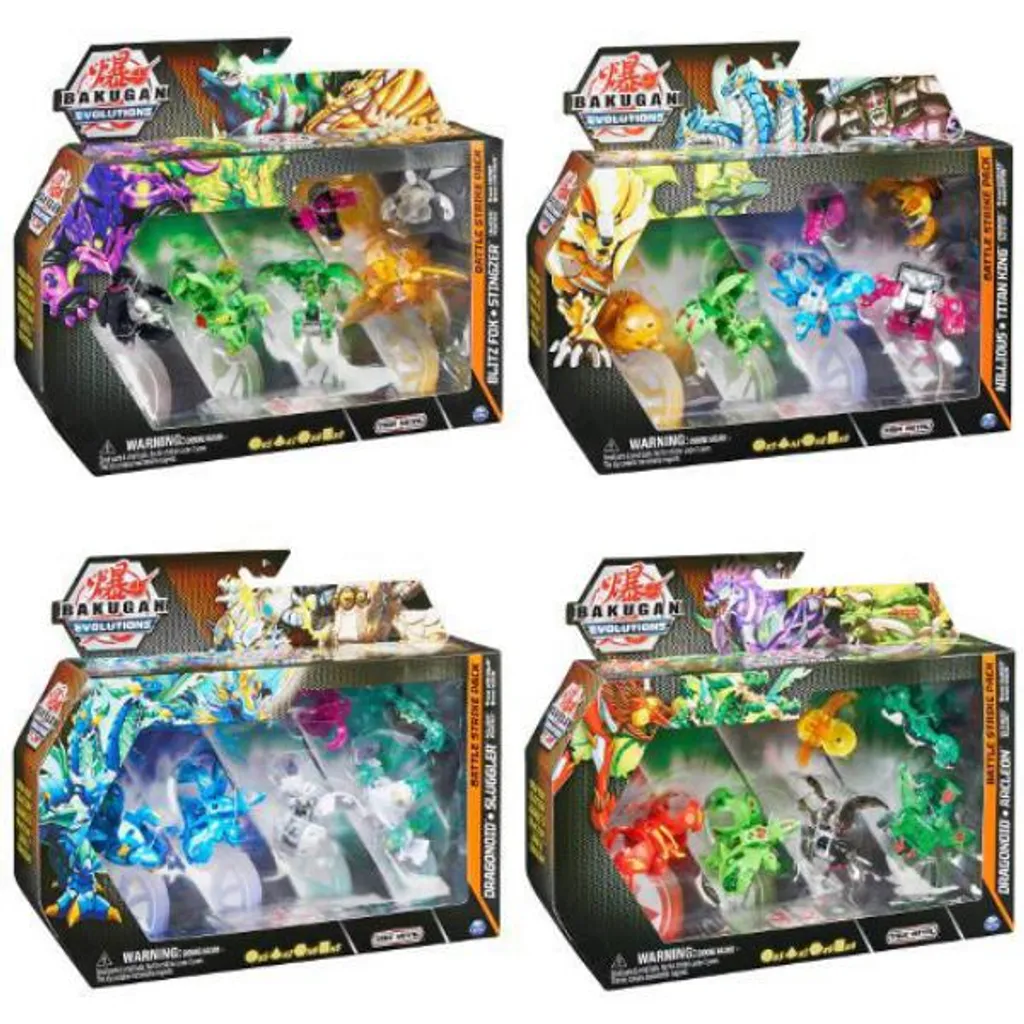 Figurines de combat Spinmaster pack de 6 pièces de collection