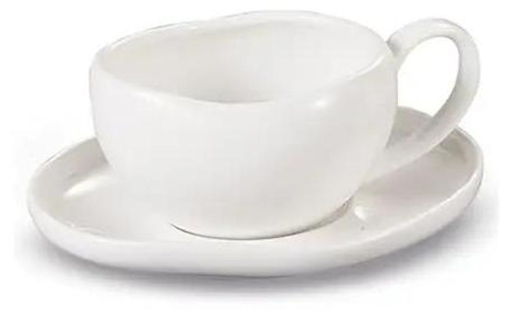 Bavary Collection Teeset Capital 12-teilig, Porzellan 200 ml, weiß