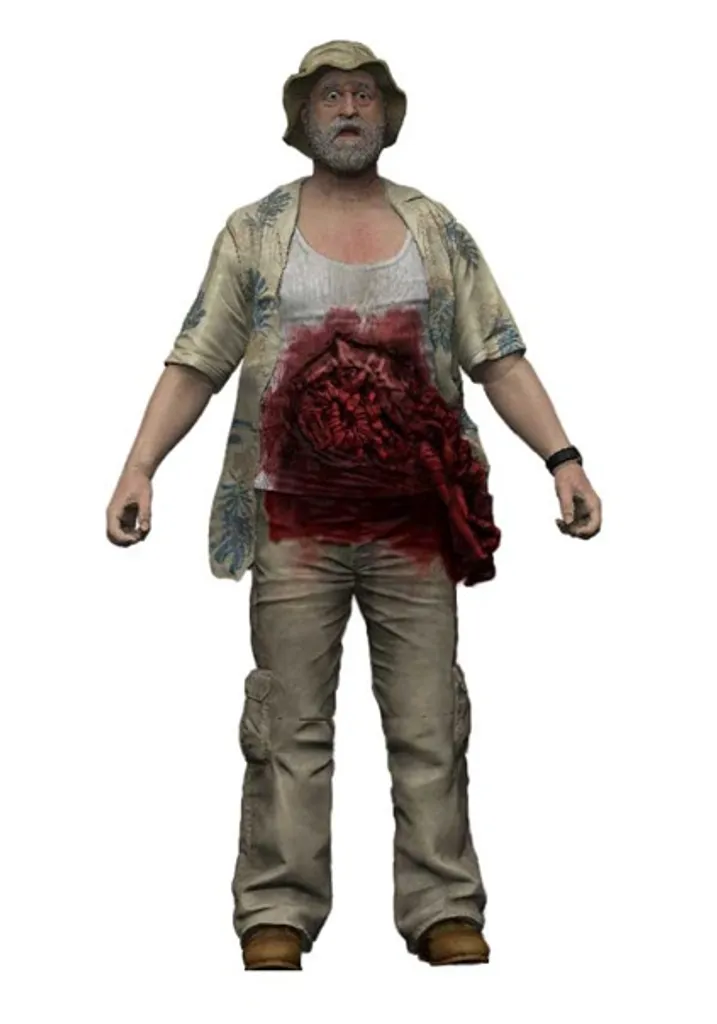 Figurine Articulée Dale Horvath The Walking Dead IX avec Fusil et Chapeau