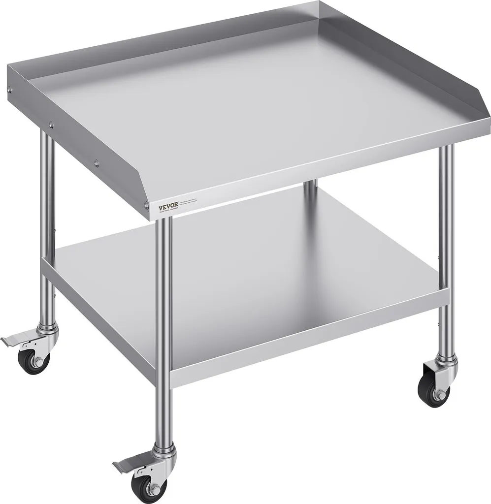 Table préparation inox roulante - Fini le manque d'espace en cuisine