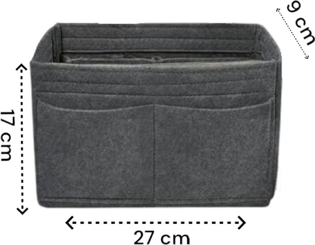 Handtas Organizer – 11 Fächer für optimale Ordnung – Marke XYZ – 27 x 17 x 9 cm – Perfekt für alle Handtaschen